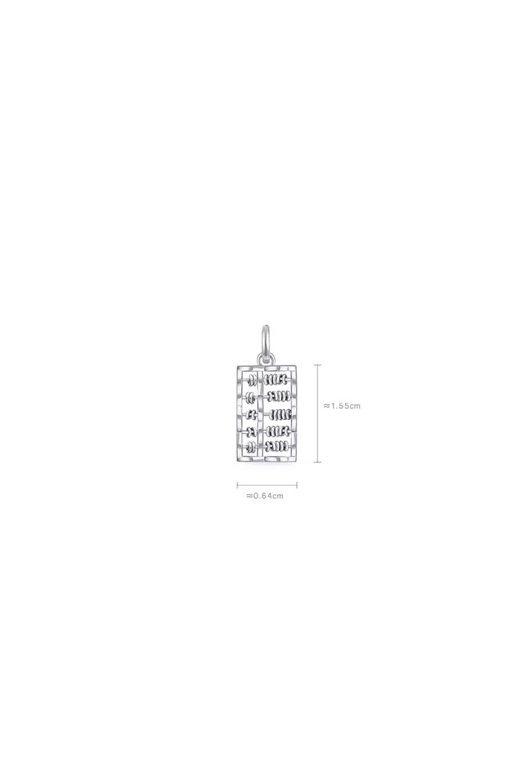 375/9K Gold Abacus Pendant B72 (L Size)