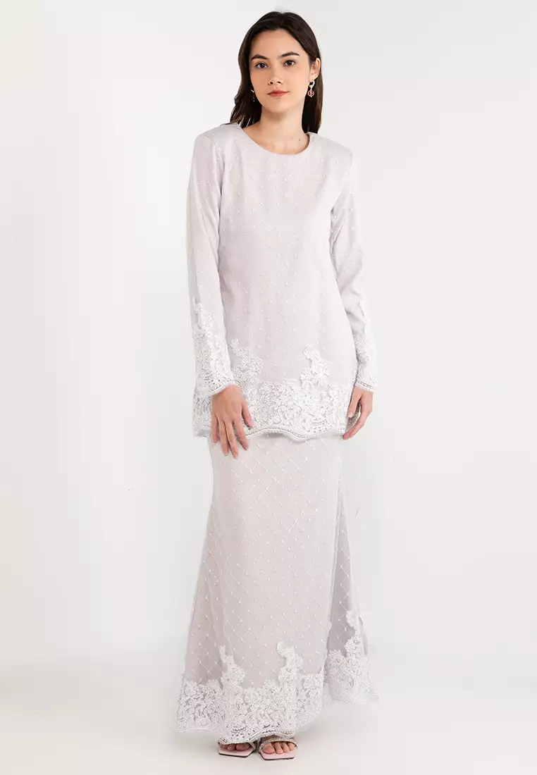 Design baju kurung lace store