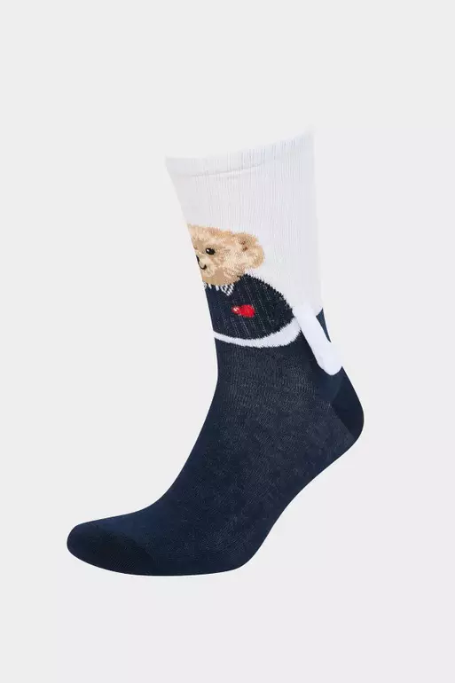 Navy Blue Sock