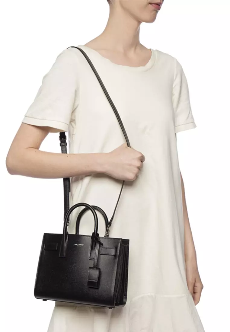 YSL Sac De Jour Nano In Calf Leather Black 39203502G9W