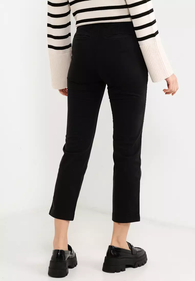 Gap black khaki pants discount