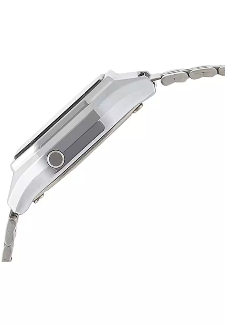 Casio - Jam Tangan Wanita - Silver - Stainless Steel Bracelet - LA680WA-1BDF