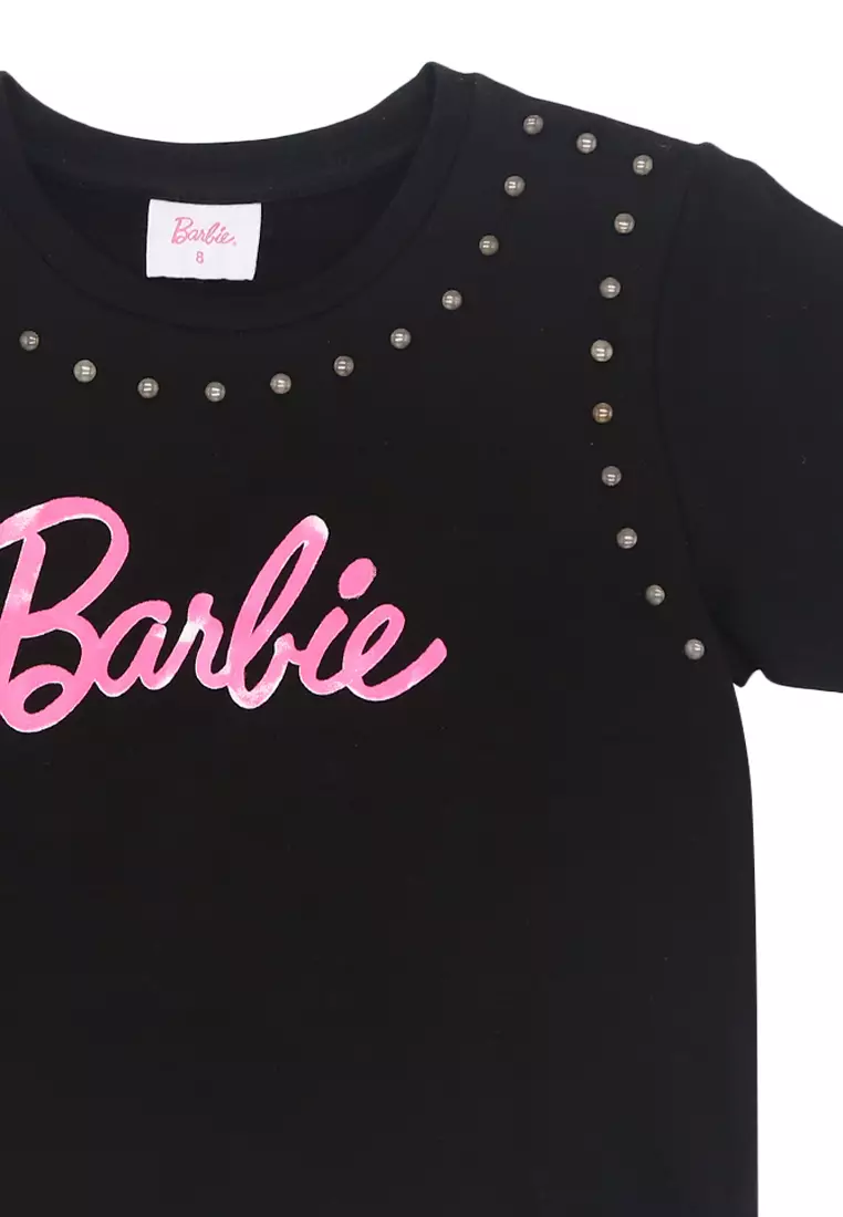 Girls Licensed Graphic Ringer T-Shirt Logo