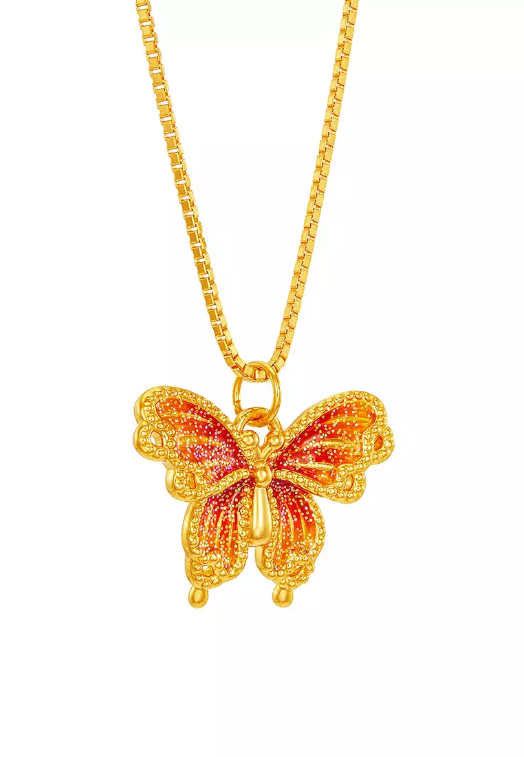 HABIB 999/24K Yellow Gold Pendant OXP010924