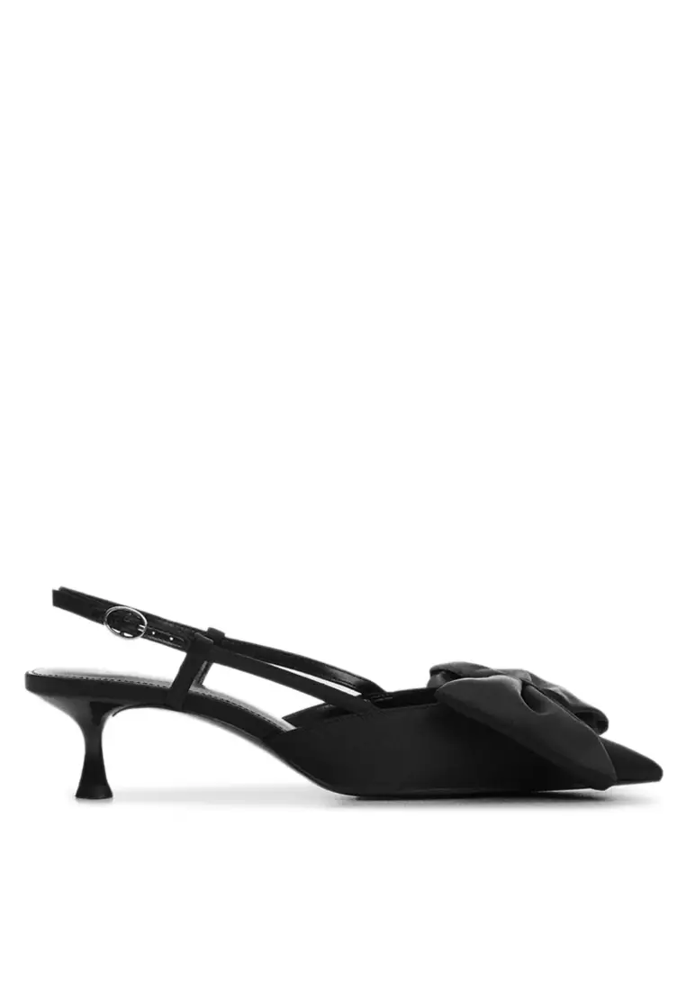 Discount on Mango  shoes - SKU: Bow Heeled Shoes