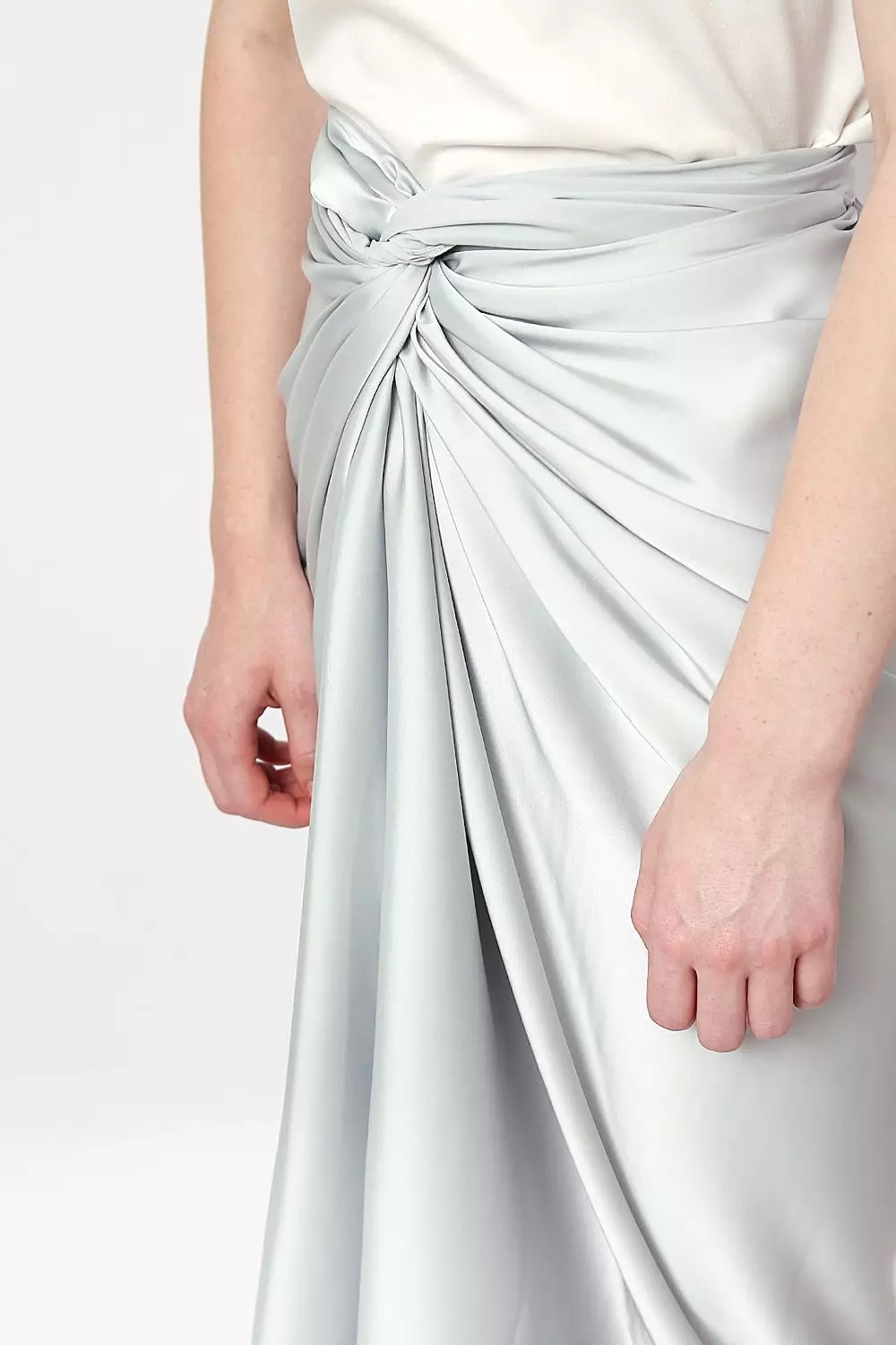 Aisyah Lilit Skirt in Grey