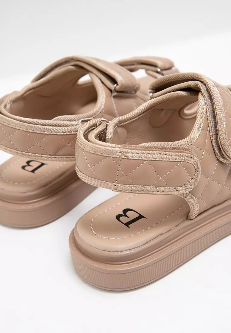 Sofia Miley Platform Sandal Brown