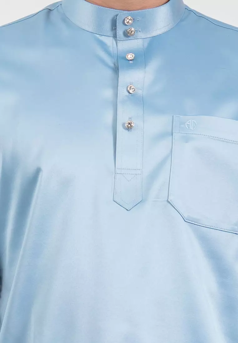 Alain Delon Slim Fit Baju Melayu - 19024006-34Teal