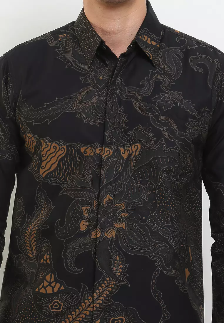 BATIK TALENTA EXCLUSIVE Lengan panjang slimfit  BUNGGA RR MELATI 01