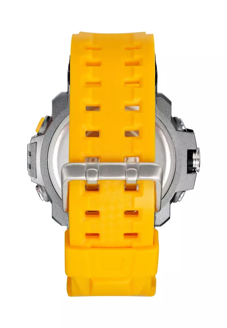 Buy Armitron Armitron Sport Men 59mm Watch - Black / Yellow (20-5477BYL ...