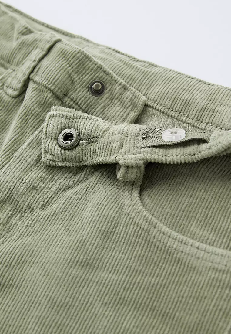 Slim Fit Corduroy Pants