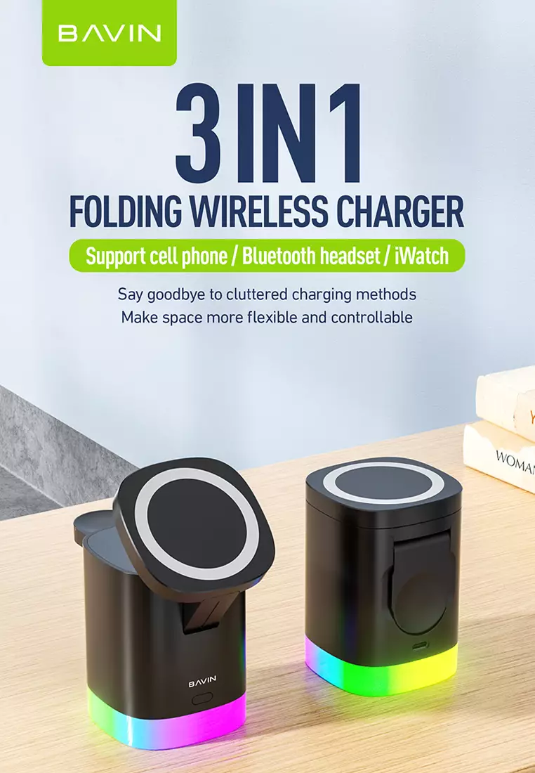 Buy BAVIN PC1033 Fast Charging Dock Station RGB Light in