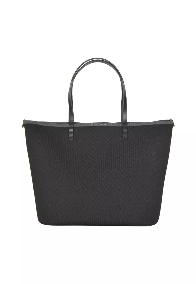 Glam Rainbow Middle Tote Bag in Black