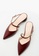 Twenty Eight Shoes red VANSA Pointed Toe Slip-On Heels VSW-C43717 80558SHA73443AGS_5