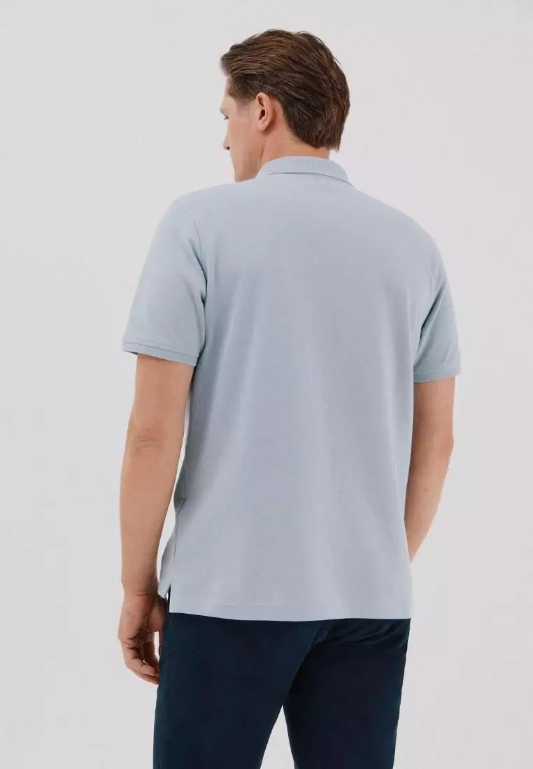Basic Piqué Polo Shirt