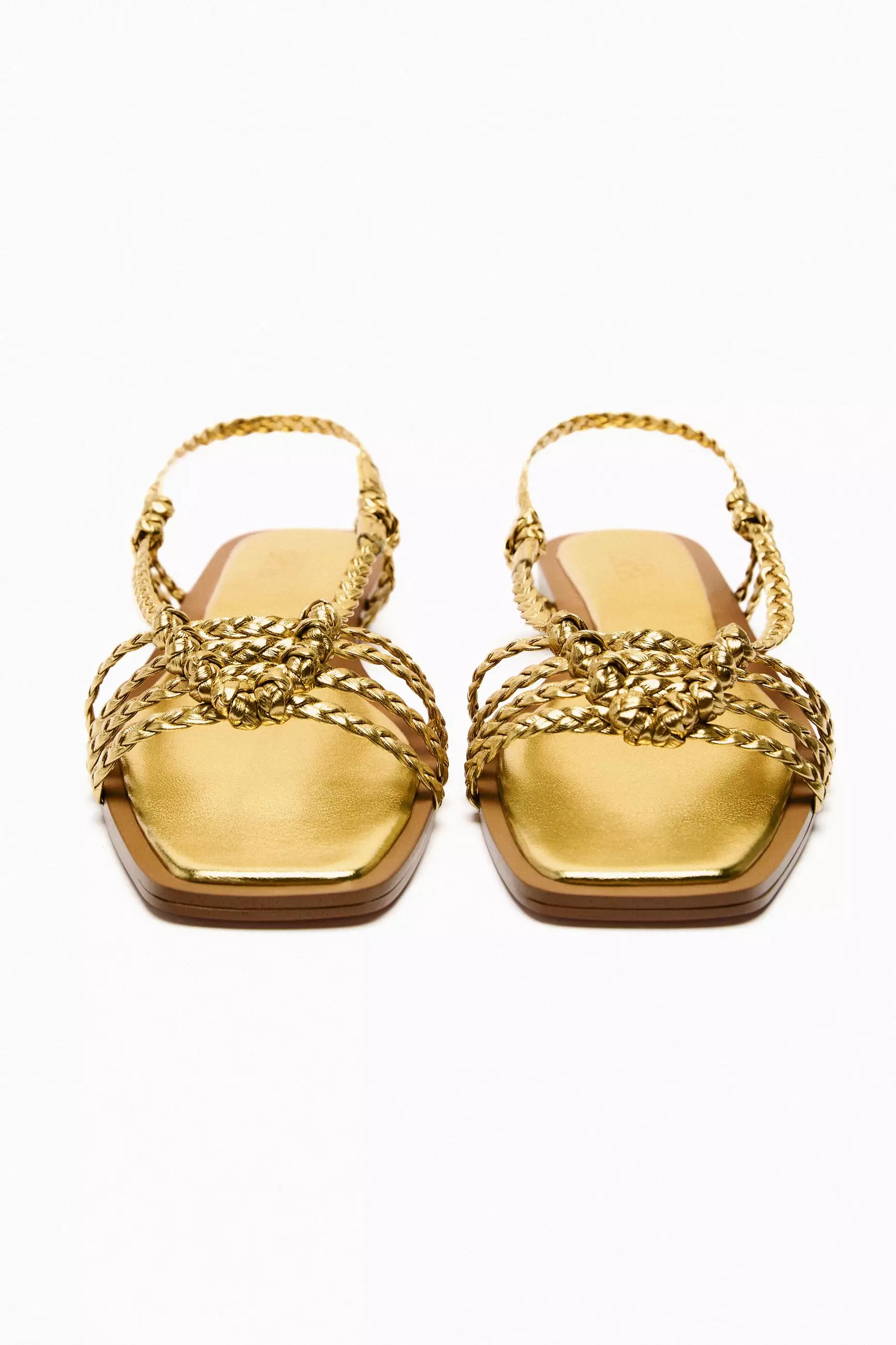 Zara braided slides top
