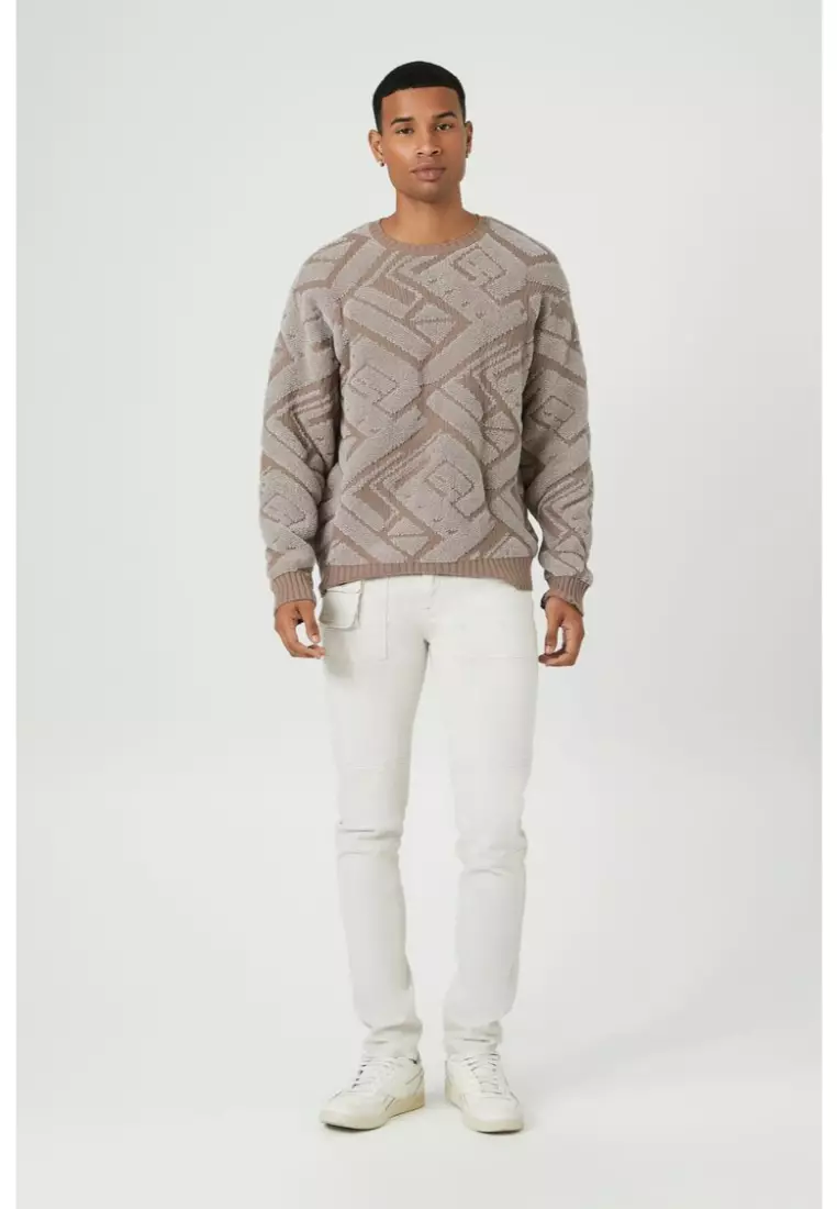 Geo hotsell print sweater