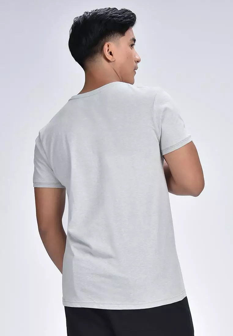 Men's Cuffed Round Neck Shirt