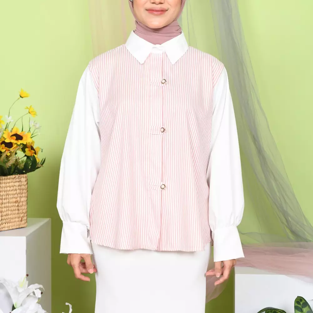 Sweetiepie Blouse - Soft Pink M19898 R50S5