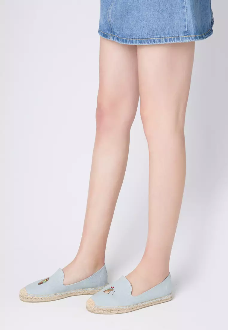 Embroidered Canvas Espadrilles HB45433