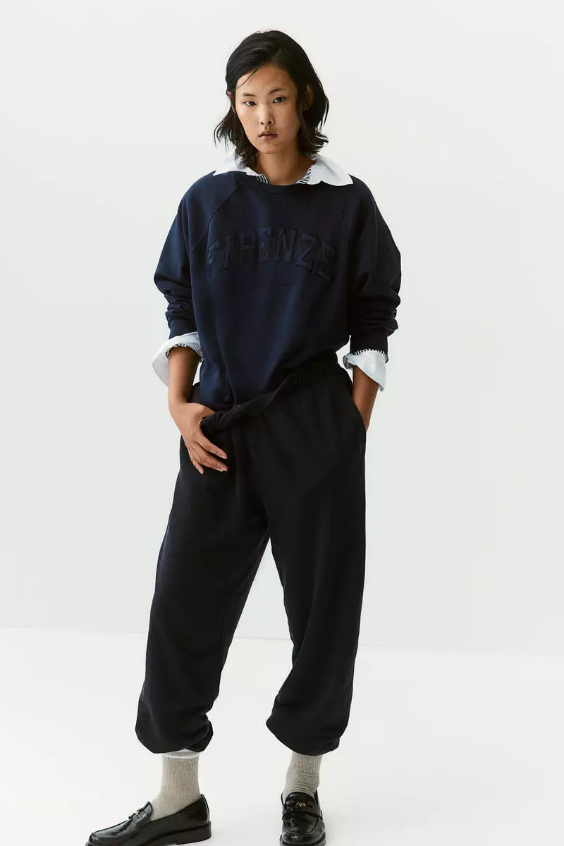 Washed-look joggers