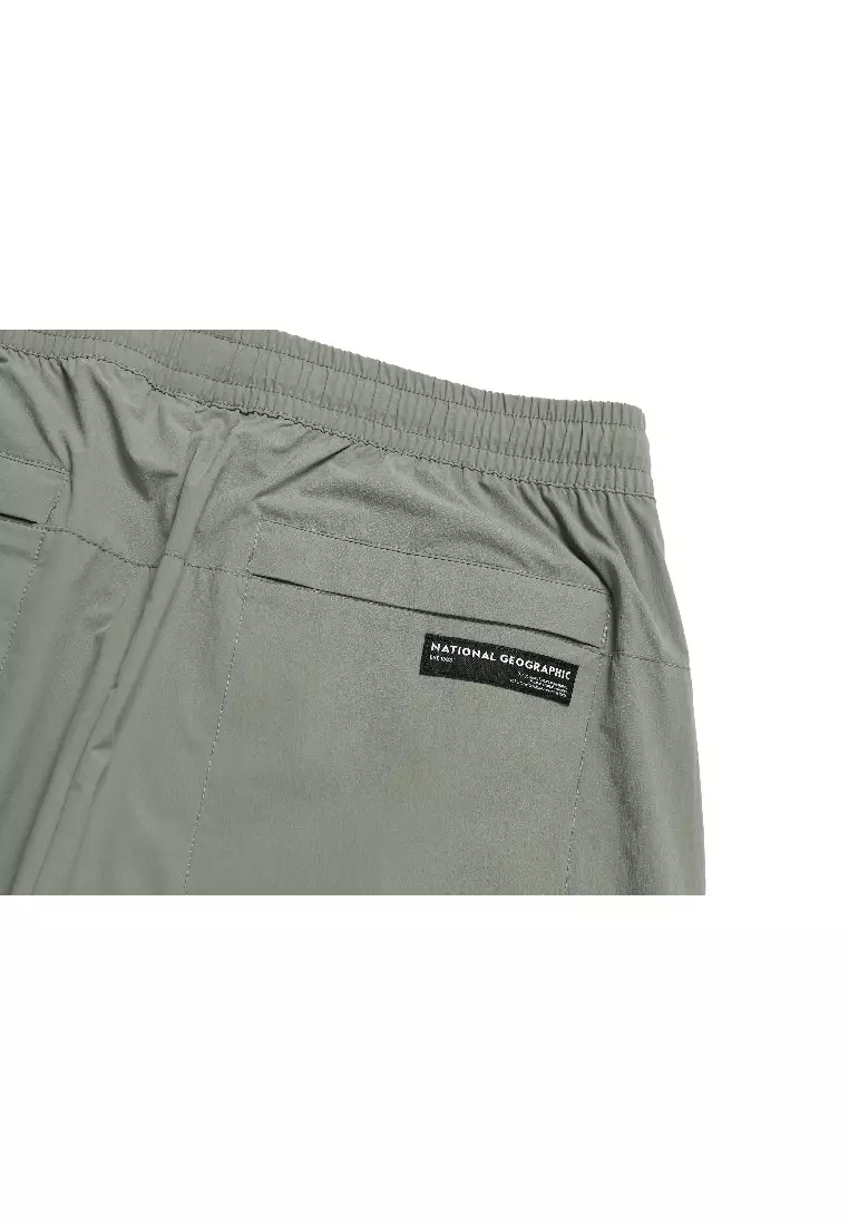 男女同款ADELIE輕便梭織彈性工裝短褲