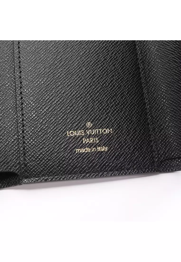 LOUIS VUITTON 3 Set Bifold Trifold Wallet Purse Monogram Leather Brown  05YB556