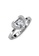 Her Jewellery silver Forever Ring - Made with Swarovski Crystals DCF2BACE8A7086GS_2