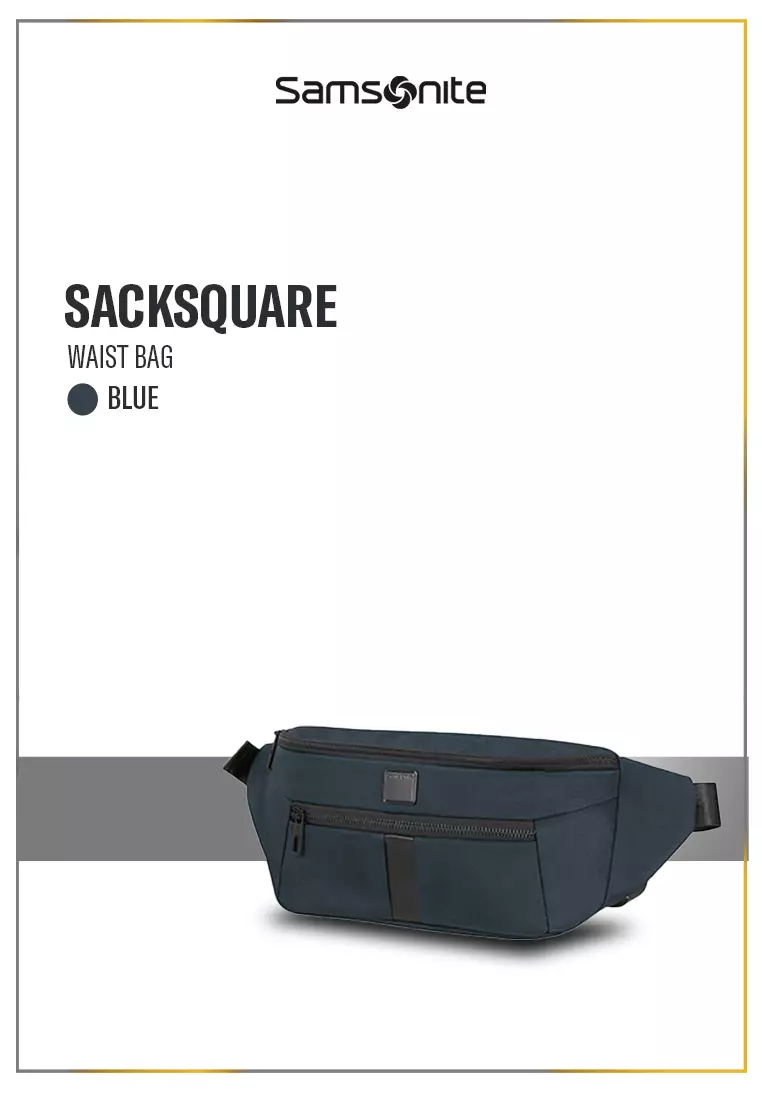 Jual Samsonite Samsonite Sacksquare Waist Bag Blue Original 2023