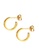 Elli Jewelry white Earrings Hoops Ear Studs Diamond 375 Yellow Gold FCAFBACD5E06E4GS_3