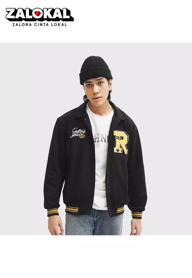 Jual Roughneck 1991 Roughneck VB013 Black Getting Good Varsity Jacket ...