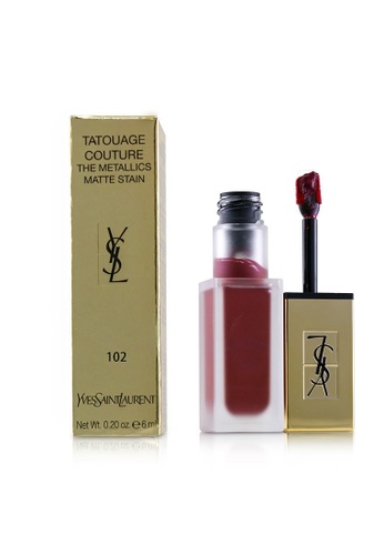 Yves Saint Laurent YVES SAINT LAURENT - Tatouage Couture The Metallics - # 102 Iron Pink Spirit 6ml/0.2oz 792B9BEAF9F5F5GS_1