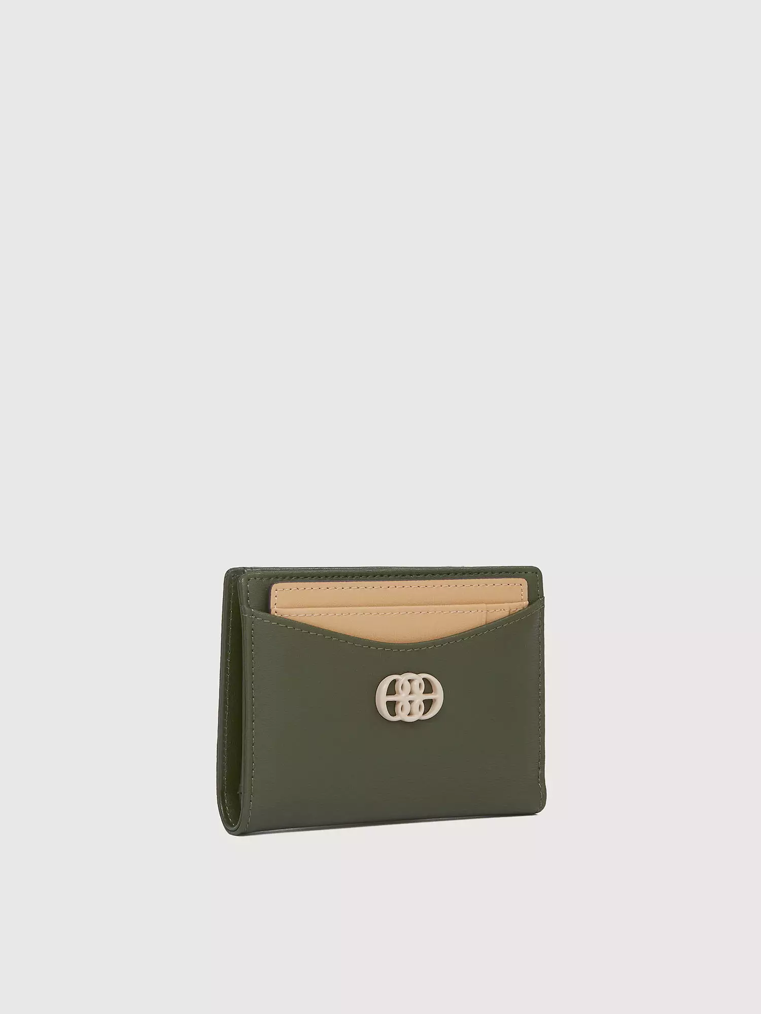 Gia Bifold Short Wallet Dark Green