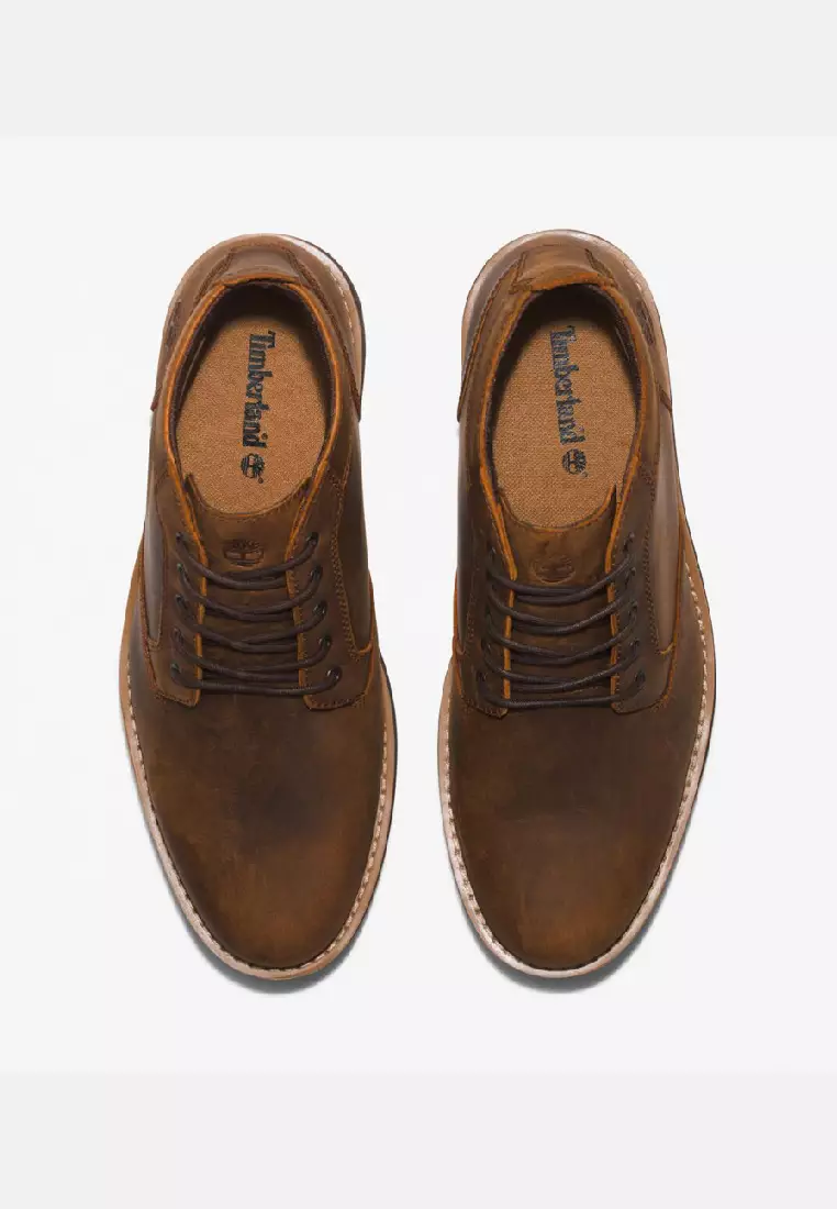 男款休閒防水中筒靴