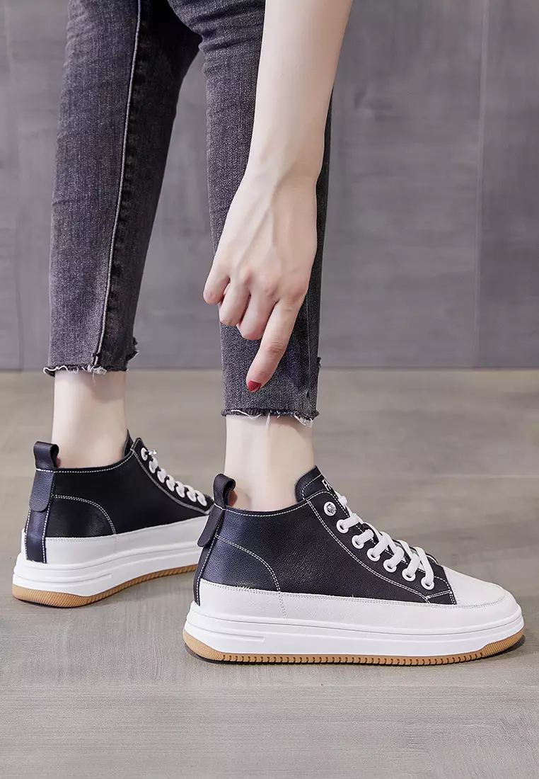 High-top Casual Leather Sneakers RX9303