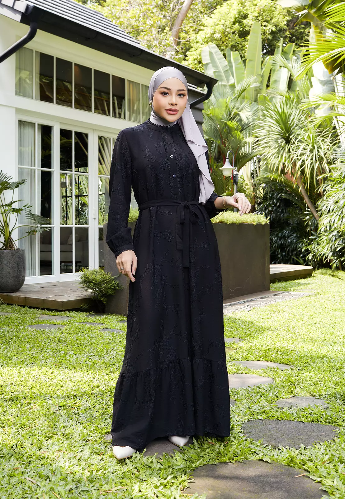 Geela X Aurelie Hermansyah - Bahira Black Dress (G.42147)