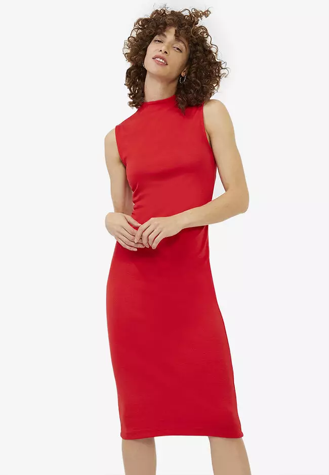 Red bodycon dress on sale