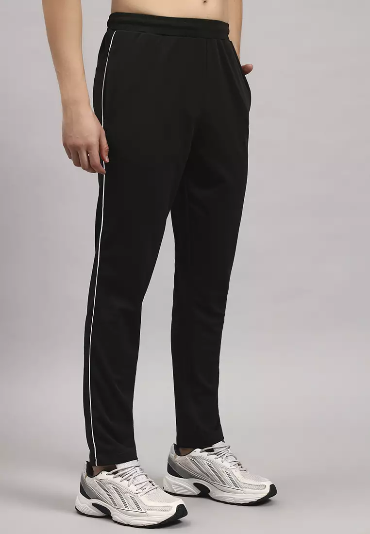 Men's Green Training Designer Track Jogger Pants