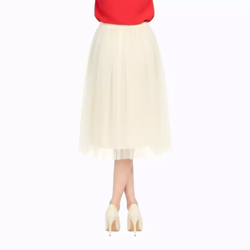 Rok Tulle Wanita - Bhatara Batik Cinderella Skirt - Rok Tutu Midi Modern