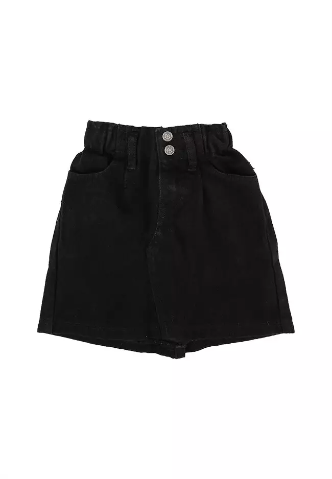 Black denim skirt on sale baby