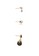 La Maison D’Evolette green 3 Set Noel Earrings with Unakite Gemstone 121BFAC891FD67GS_2