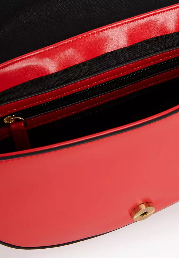 Faux Leather Cross Body Bag