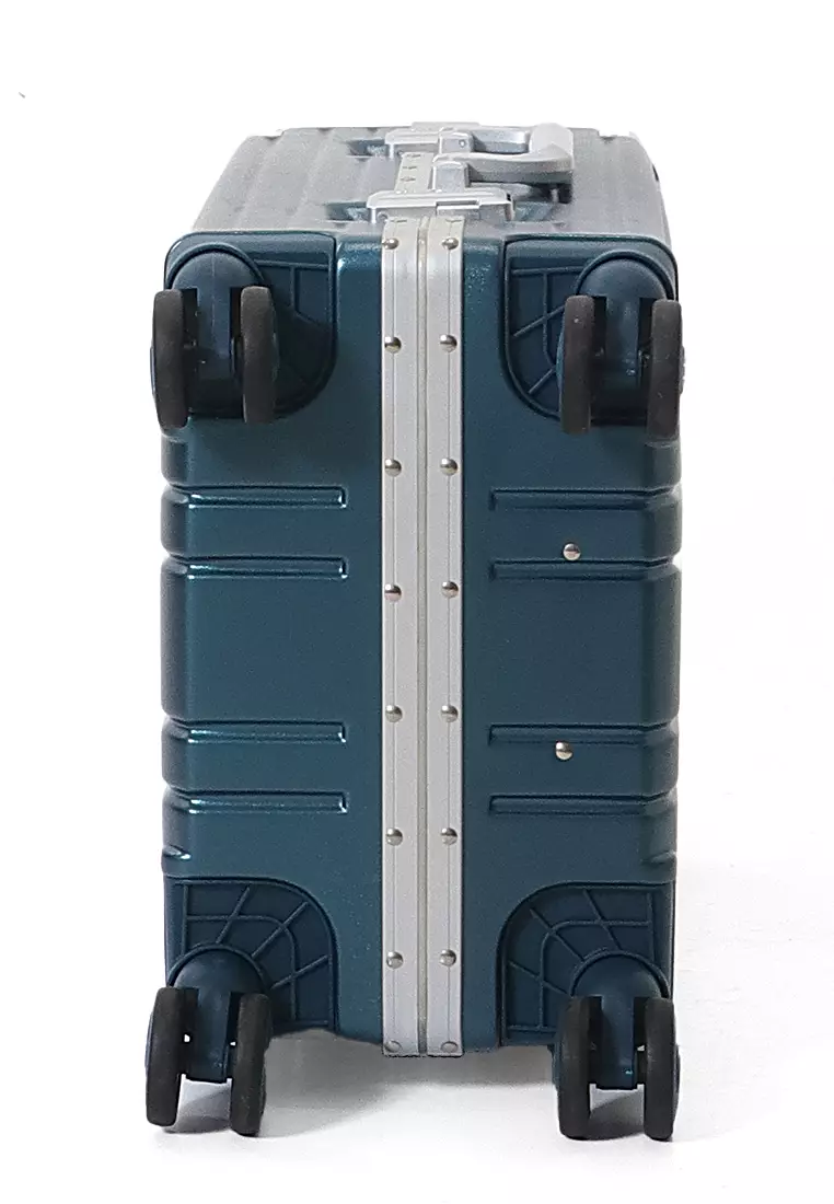 Barayev Koper Alumunium Frame Size 20 Inch Travel Bag Unisex Large Compartment  TSA Lock Material Polycarbonate ORIGINAL - pasifiicblue