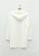LC WAIKIKI white and beige Women's Hooded Straight Oversized Tunic ED589AA5EC522DGS_2