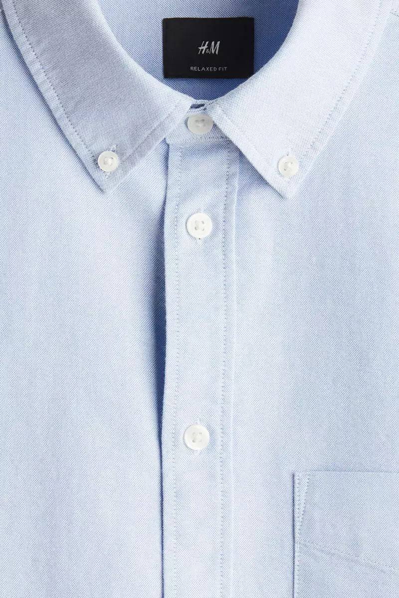 Regular Fit Short-sleeved Oxford shirt