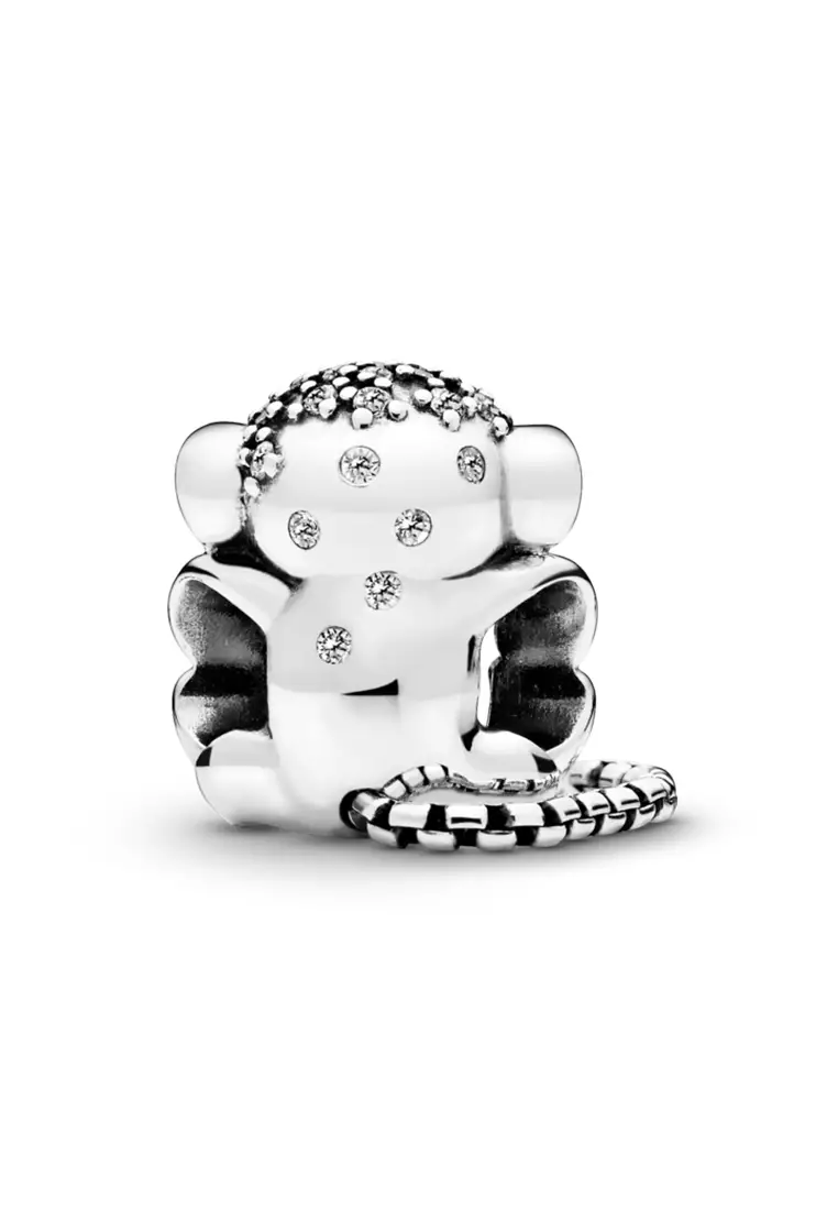 Sparkling monkey charm on sale