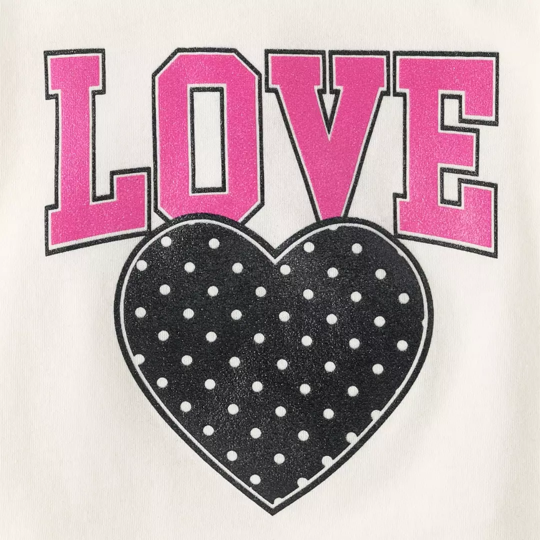 Toddler Girls Love Dot Top 3Pk - Atasan Bayi Perempuan (Biru)