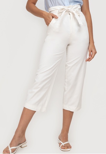 Twill paper bag trousers clearance