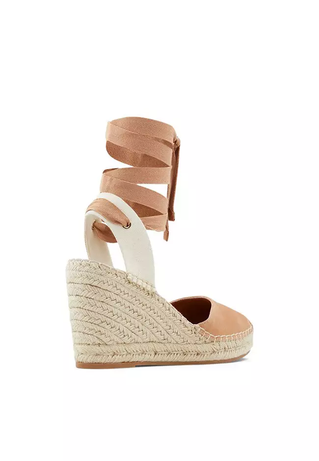 Efemina Tie Ankle Wedges