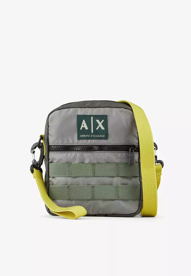 Buy Armani Exchange Recycled Technical Fabric Crossbody Bag Duck